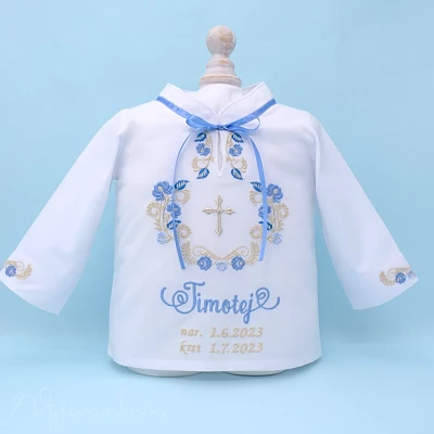 Folklórna košieľka na krst