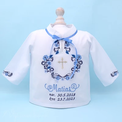 Folklórna košieľka na krst