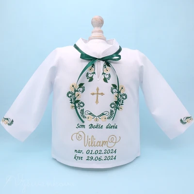 Folklórna košieľka na krst