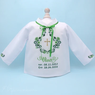 Folklórna košieľka na krst