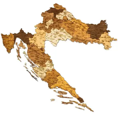 Croatia Country map