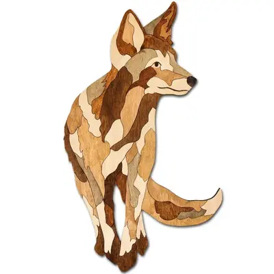 Fox Wooden Wall Art