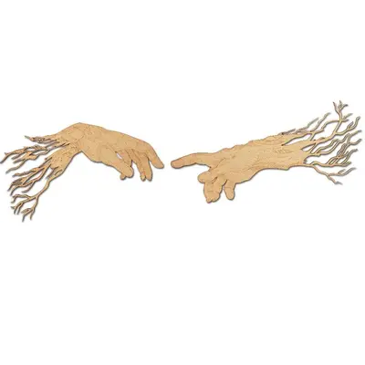 Divine Creation Hands Wall Art