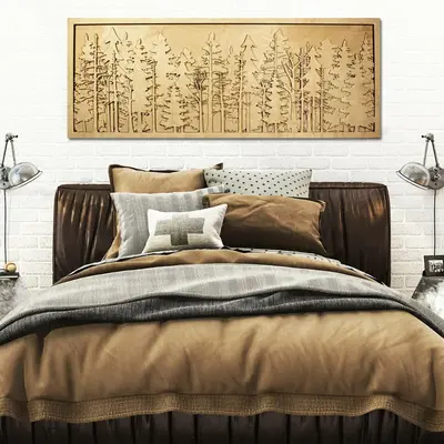 Forest Panorama Wooden Multilayer Wall Art
