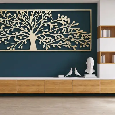 Elegant Tree of Life Wooden Wall Decor