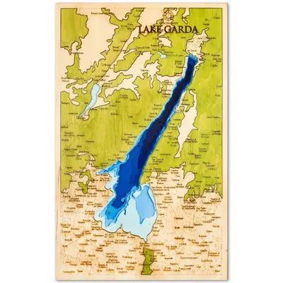 Lake Garda Bathymetric map