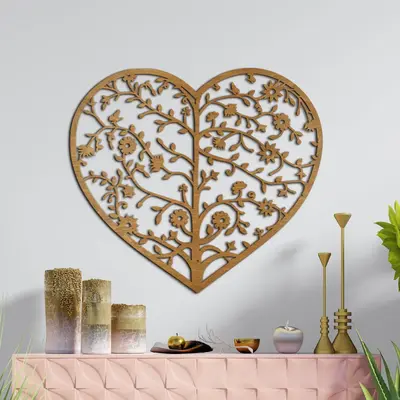 Floral Heart Tree of Life