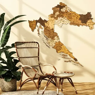Croatia Country map