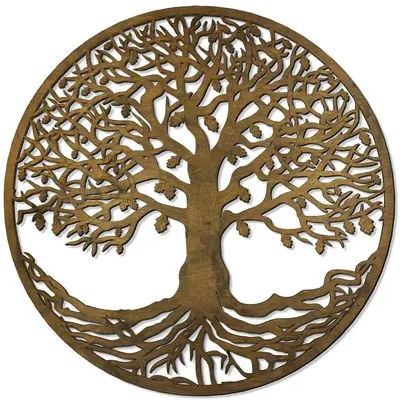 Oak Tree of Life Wall Art - Symbol of Family Unity