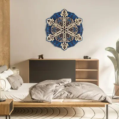 Royal Elegance 3D Wooden Mandala